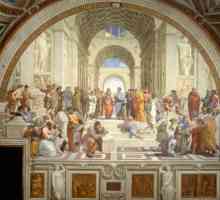 „Atenska škola”: opis fresaka. Raphael „atenska škola”