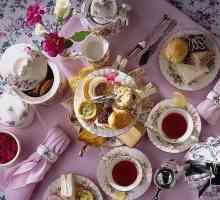 Čaj stol u europskoj tradiciji. Posluživanje čaj stol u tradiciji europskih domova