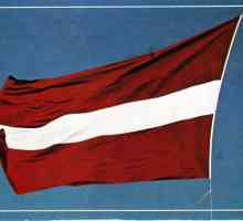 Zastava Latvija: povijest i boje. Zastava i grb Latviji