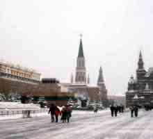 Gdje hodaju u zimi u Moskvi? Što je snijeg kapital? Mjesta i znamenitosti grada