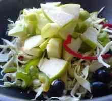 Kuhanje hrskav svježu salatu s jabukom