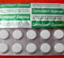 Tablete Upute „Septefril”. Aplikacija i analozi