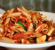 Talijanska tjestenina: recept s piletinom, gljivama i vrhnjem, kao i dijetetski varijacija s…