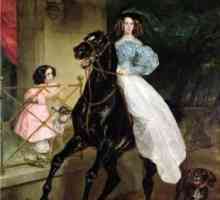K. Bryullov „jahač” - remek ruskog slikarstva romantizma Era