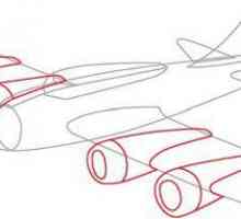 Kako crtati vojni zrakoplov u fazama olovke? Korak po korak vodič