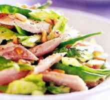Kako drugačije pripremiti salatu s pinjolima i piletine