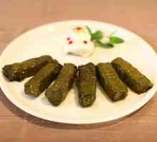 Kako kuhati Dolma lišće grožđa na armenskom recept?