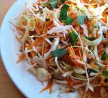 Kako kuhati zdravo vitamin salata od kupusa i mrkve salatu s octom