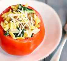 Kako kuhati ukusna punjena rajčice u pećnici
