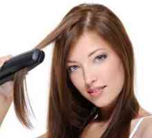 Kako izravnati kosu željeza pravo?