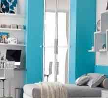 Koje boje je u kombinaciji s plavim i ljubičaste u kući interijera?