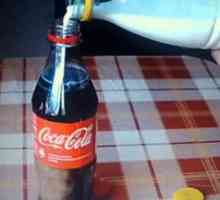 Cola s mlijekom: ne možete piti eksperiment
