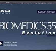 Kontaktne leće biomedics 55 evolucije. Specifikacije, upute za uporabu, pravi
