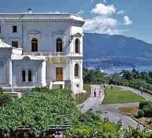 Livadia Palace u Krim. Jalta, Livadia palače. priča fotografija