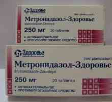 „Metronidazol” drozd: instrukcije, učinkovitost