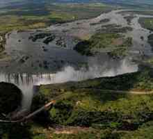 Na što rijeka je Victoria Falls? Točne podatke, slike, statistika i usporedbe