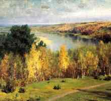 Opis slike „Zlatna jesen” Polenov: diveći i sanja