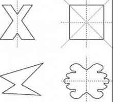 Os simetrije. Oblici ima os simetrije. Što je vertikalna os simetrije