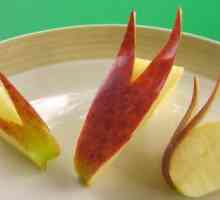 Detalji o tome kako lijepo izrezati jabuka
