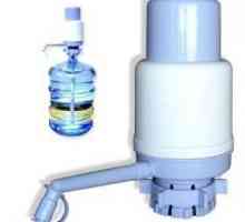 Pumpa za vodu u bocama: iskoristivost
