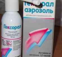 Lijek "Geksoral" (aerosol). Upute za upotrebu