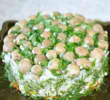 Recept Salata „Gljiva proplanak” s gljivama (foto)