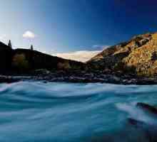 Katun rijeke. Rafting na rijeci Katun. Planina Altai - Katun