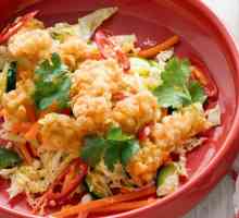 Lignje salata sa jajima i rižom: recepti