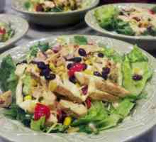 Salata od graha s dimljenim piletine - koliko tri recepte!