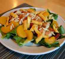 Salata od mandarina naranče. Voćna salata od jabuka i mandarina. Salata od mandarina naranče i sira