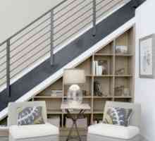 Ormar ispod stepenica - praktična opcija aranžman vikend kuće
