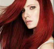 Tamno crvena boja kose