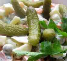 Vegetarijanska salata. Olivier Vegetarijanski recepti