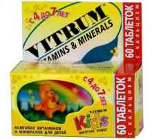 „Vitrum Kids” - Vitamini za djecu: upute za uporabu, recenzije natpisima
