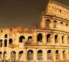 Business Card Drevni Rim. Atrakcije u Rimu - Colosseum
