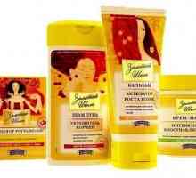„Zlatni svile”, aktivator rasta kose: recenzije šampona