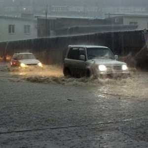 Anapa. Poplave i tropska kiša