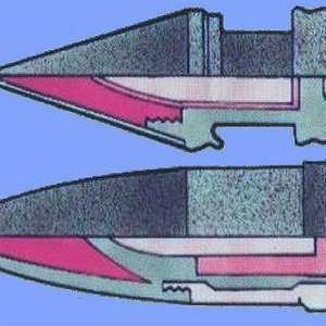 Subcaliber Projektil se razlikuje od konvencionalnog oklop-bušenje