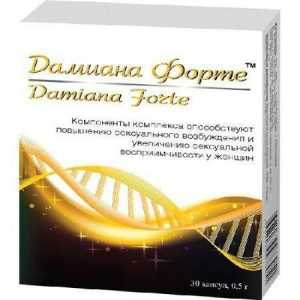 „Damjana Forte”, dodatak prehrani za žene: recenzije