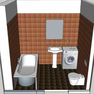 Dizajn u kombinaciji kupaonica mali prostor