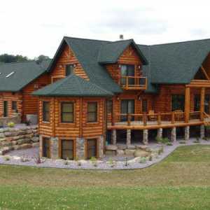 Kuće log: izgradnju i uređenje