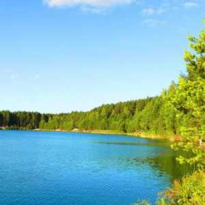 Modro jezero, Chernihiv regiji. Odmor u Ukrajini