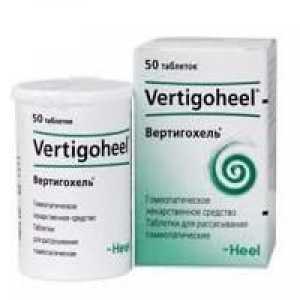 Homeopatski lijek „vertigohel”: Upute za uporabu