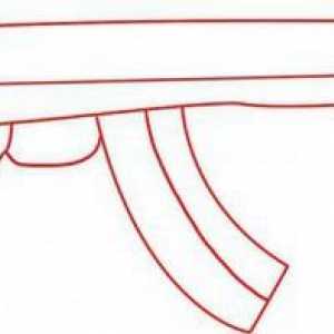 Kako crtati AK-47 olovku? Mi ćemo razmotriti sve faze