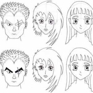 Kako nacrtati anime lice? Anime olovka osoba