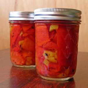 Kako sačuvati zapečene paprike u zimi