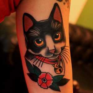 Mačka - tetovaža za muškarce i žene