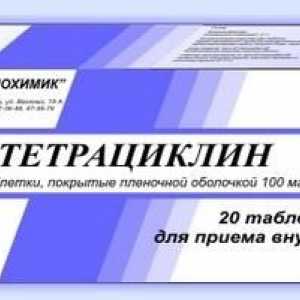 Lijek „tetraciklin” (tablete). instrukcija