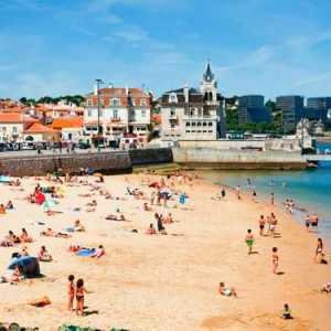 Lisbon plaže, pijesak, temperatura vode i val