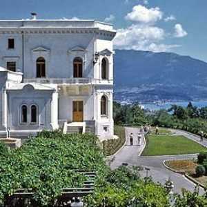 Livadia Palace u Krim. Jalta, Livadia palače. priča fotografija